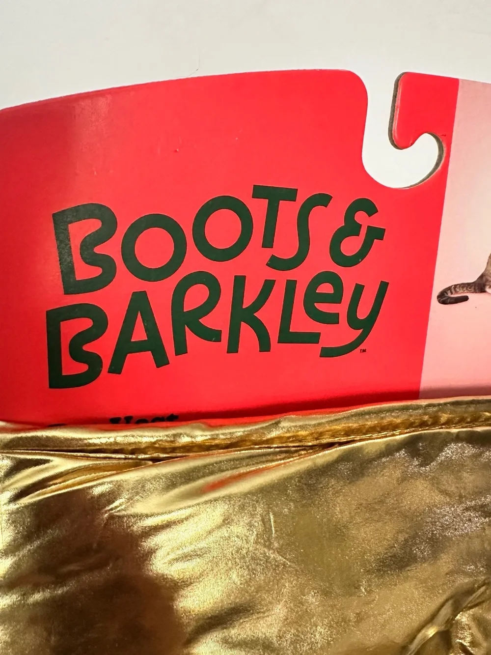 Boots & Barkley Gold Metallic puff vest size S